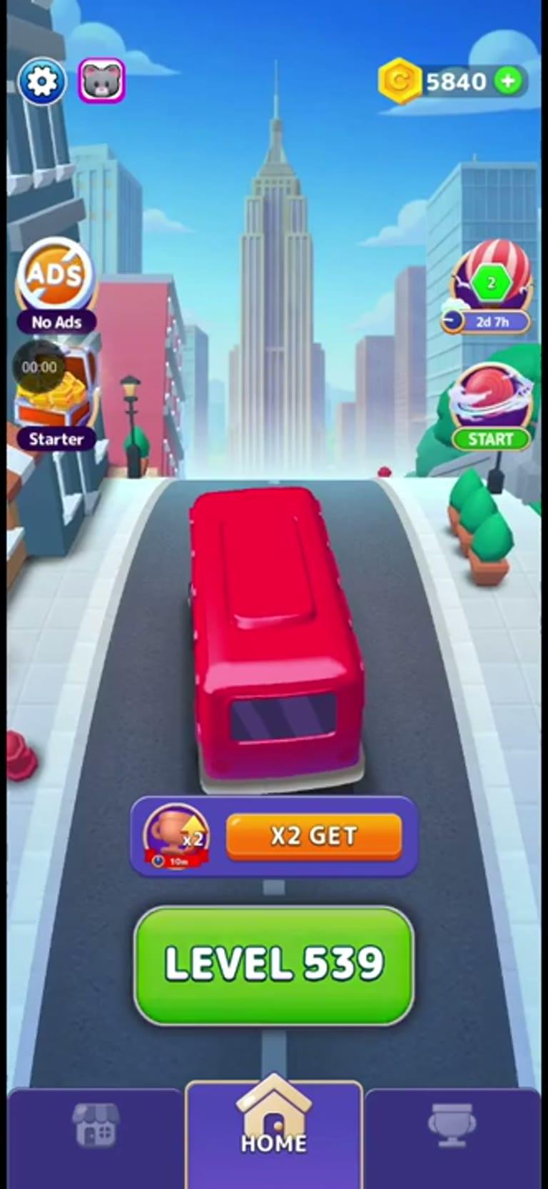 Bus Rush Fever Level 539 gameplay preview