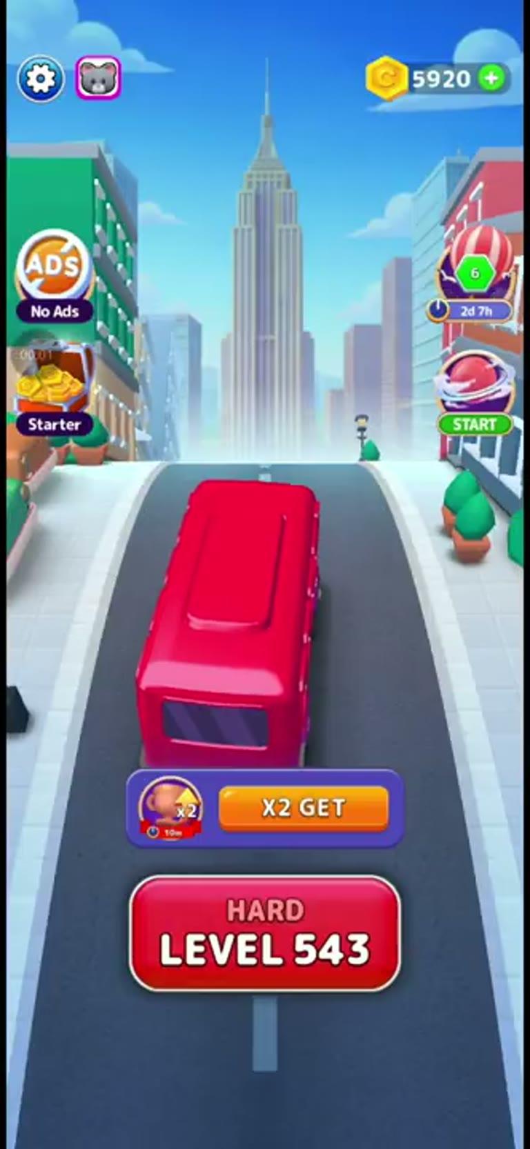 Bus Rush Fever Level 543 gameplay preview