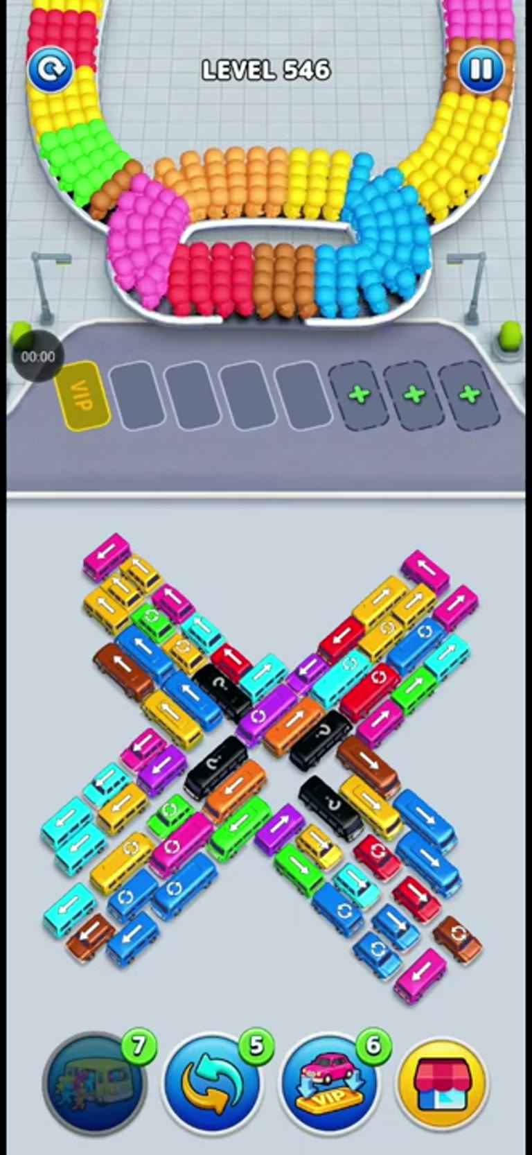 Bus Rush Fever Level 546 gameplay preview