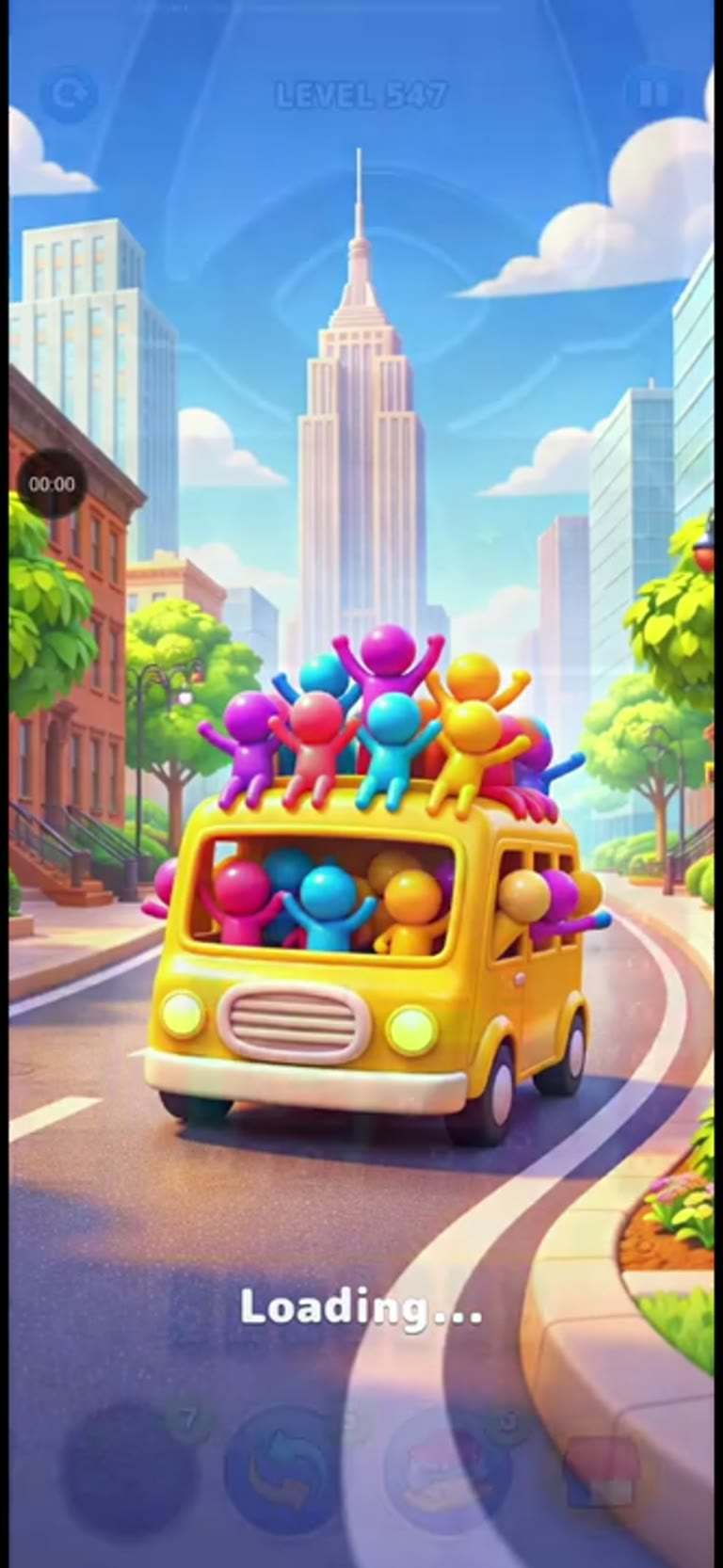 Bus Rush Fever Level 547 gameplay preview