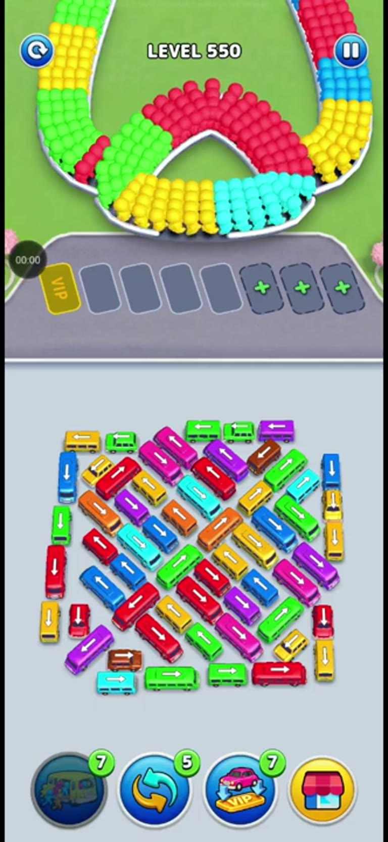 Bus Rush Fever Level 550 gameplay preview