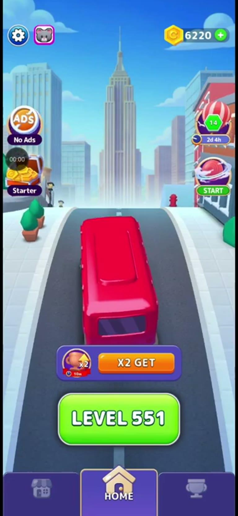 Bus Rush Fever Level 551 gameplay preview
