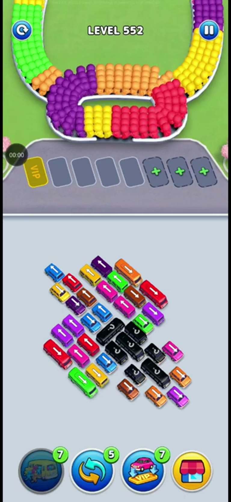 Bus Rush Fever Level 552 gameplay preview
