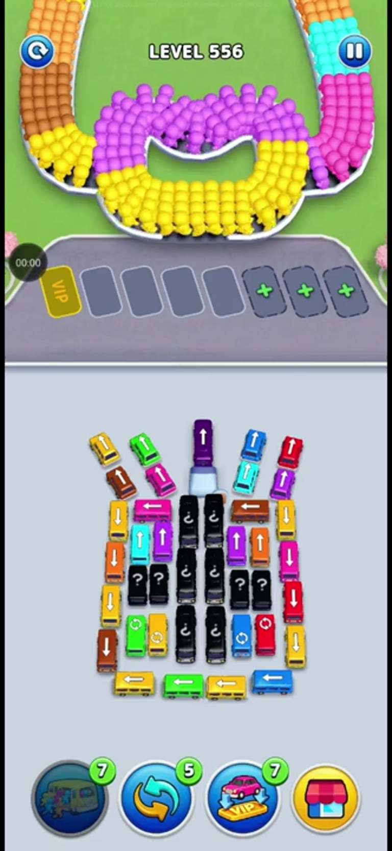 Bus Rush Fever Level 556 gameplay preview