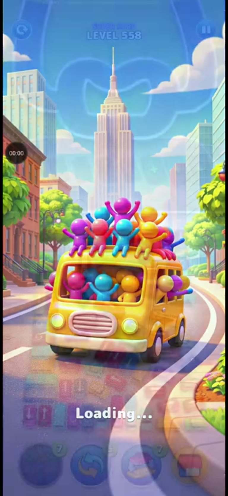 Bus Rush Fever Level 558 gameplay preview