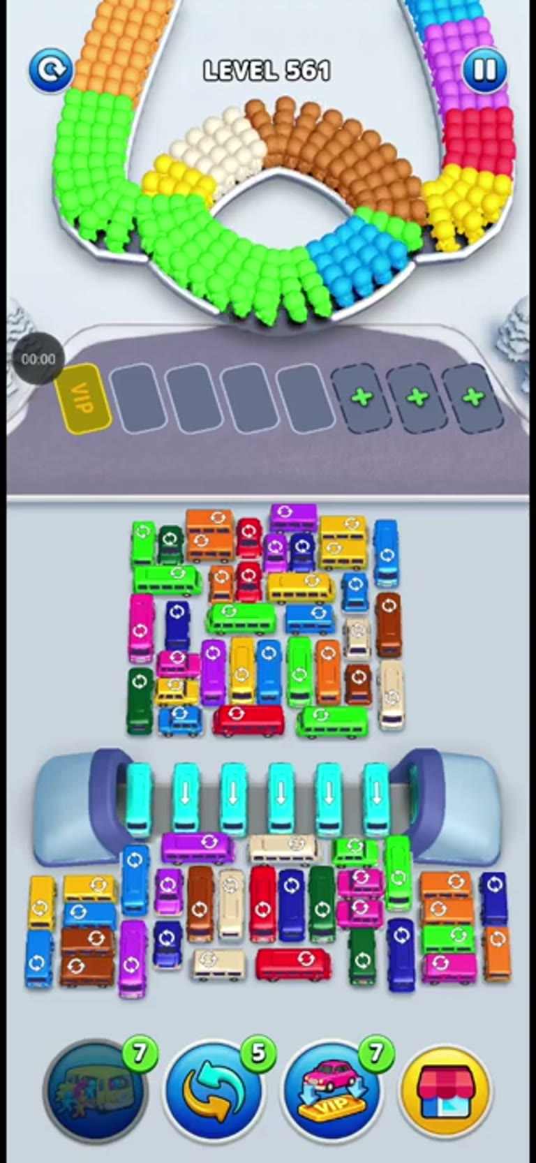 Bus Rush Fever Level 561 gameplay preview