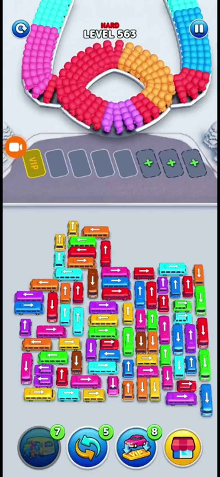 Bus Rush Fever Level 563 gameplay preview
