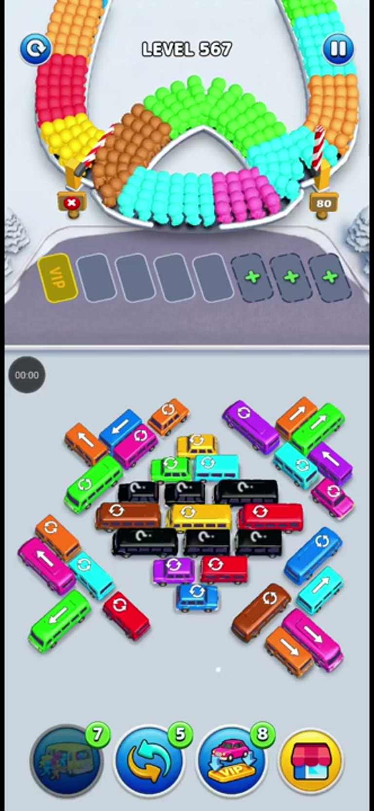 Bus Rush Fever Level 567 gameplay preview