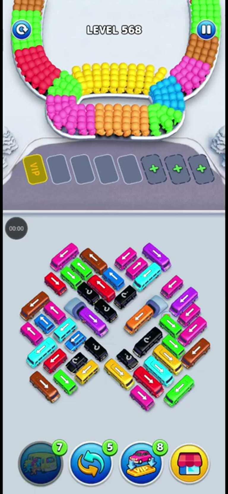 Bus Rush Fever Level 568 gameplay preview