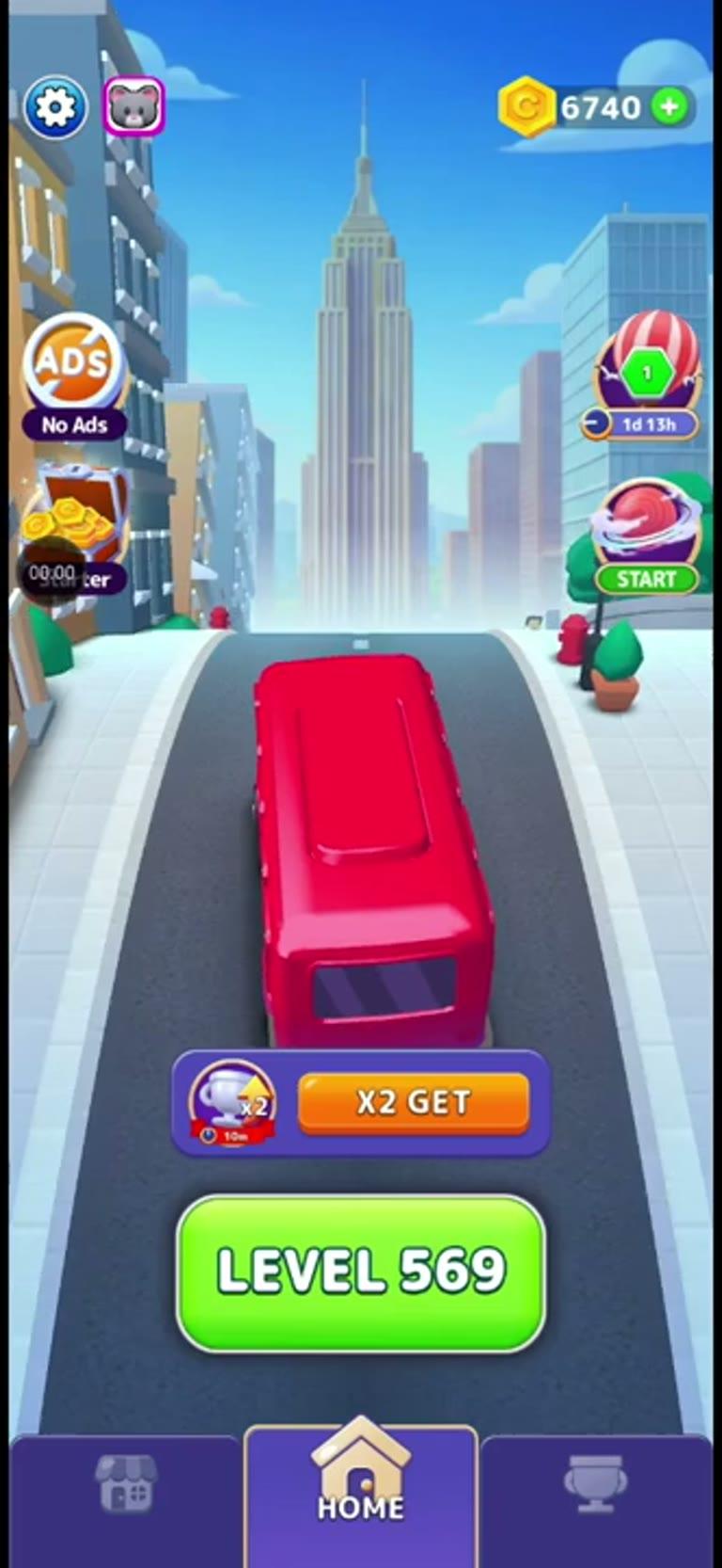 Bus Rush Fever Level 569 gameplay preview