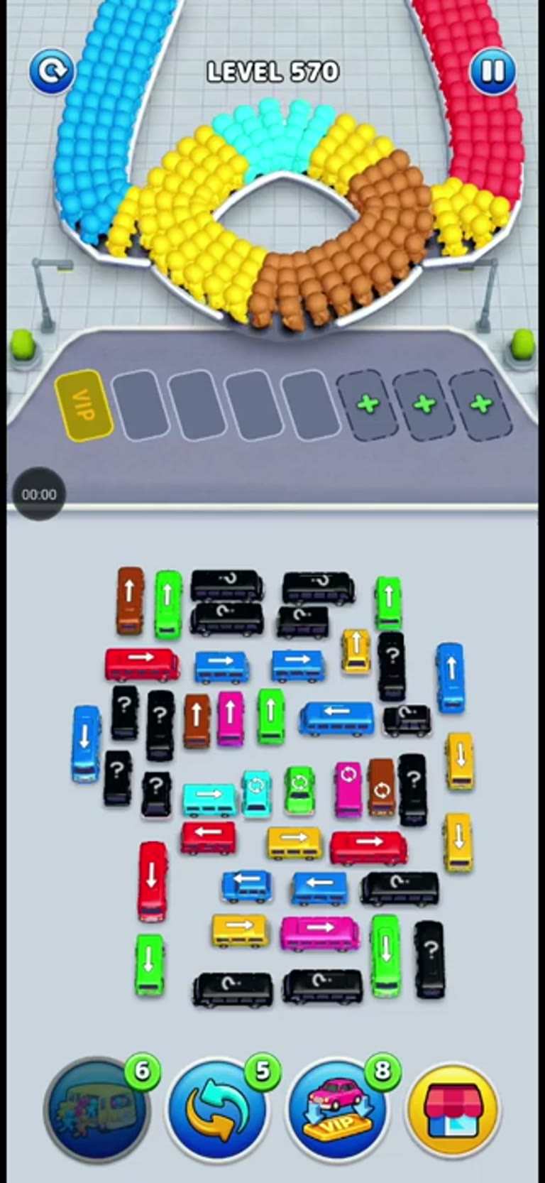 Bus Rush Fever Level 570 gameplay preview