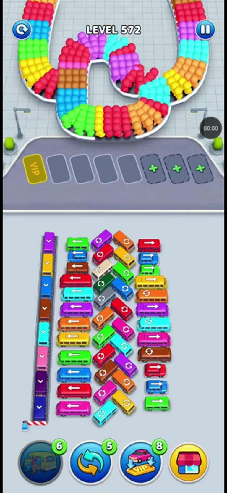 Bus Rush Fever Level 572 gameplay preview