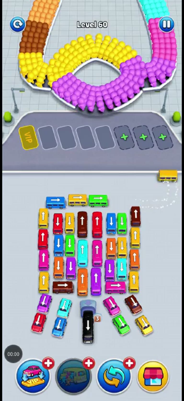 Bus Rush Fever Level 60 gameplay preview