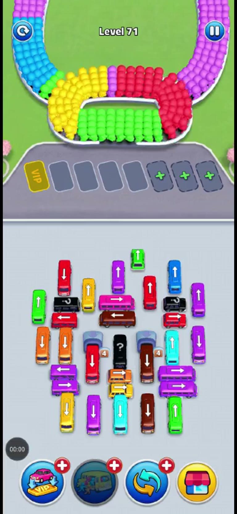 Bus Rush Fever Level 71 gameplay preview