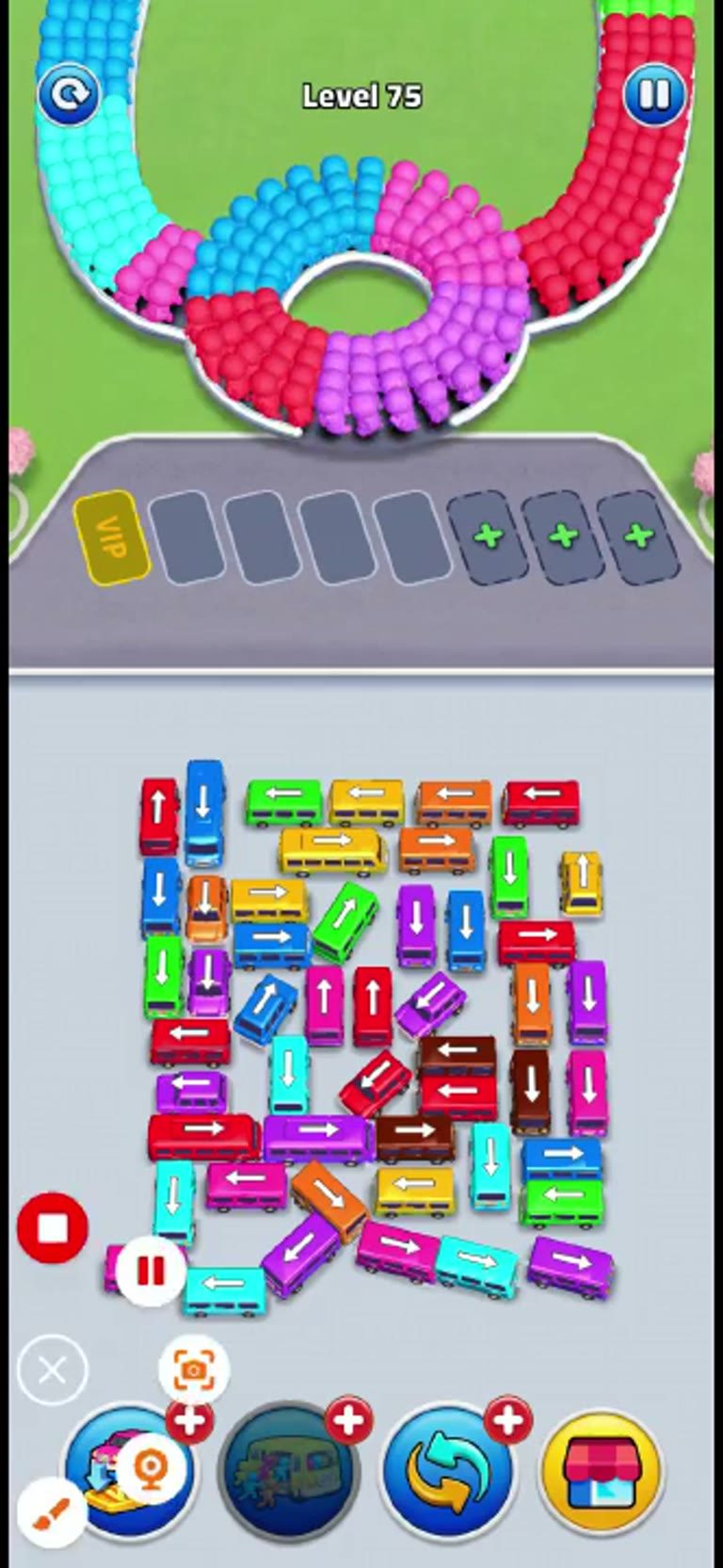 Bus Rush Fever Level 75 gameplay preview