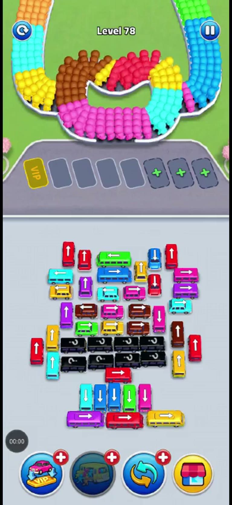 Bus Rush Fever Level 78 gameplay preview