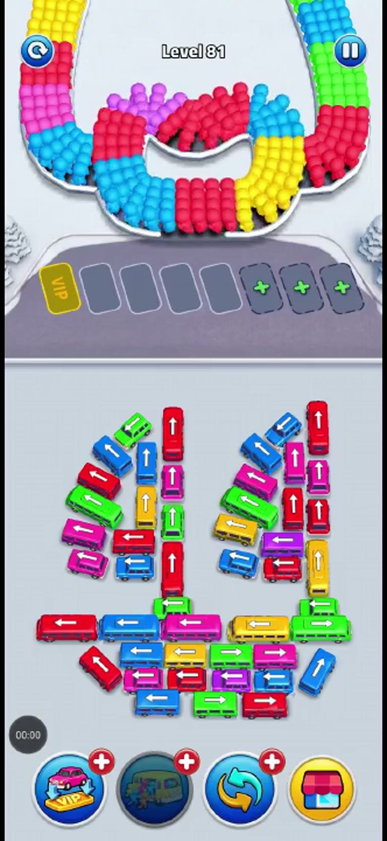 Bus Rush Fever Level 81 gameplay preview