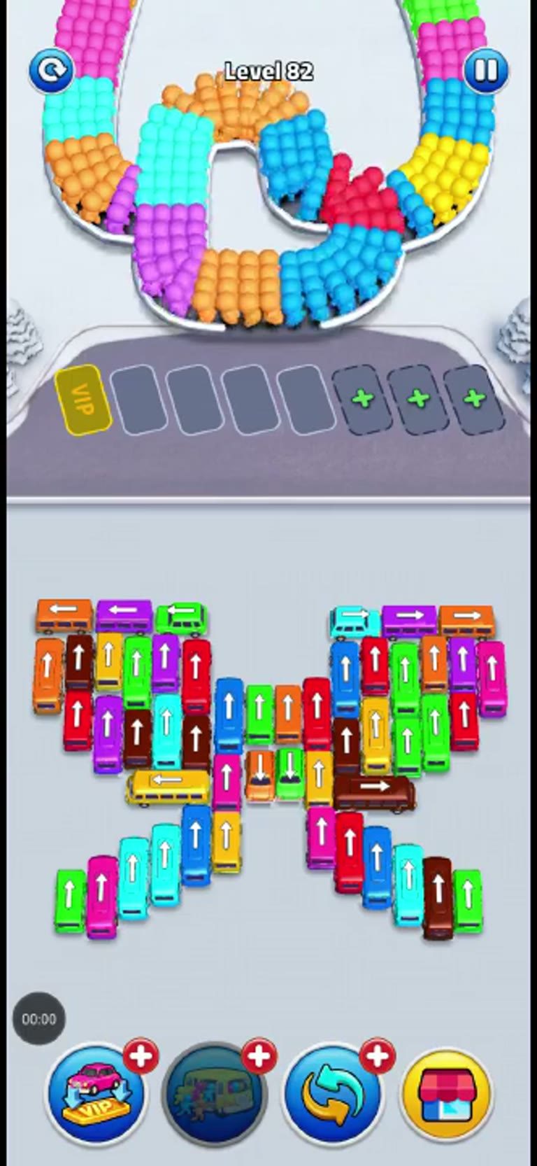 Bus Rush Fever Level 82 gameplay preview