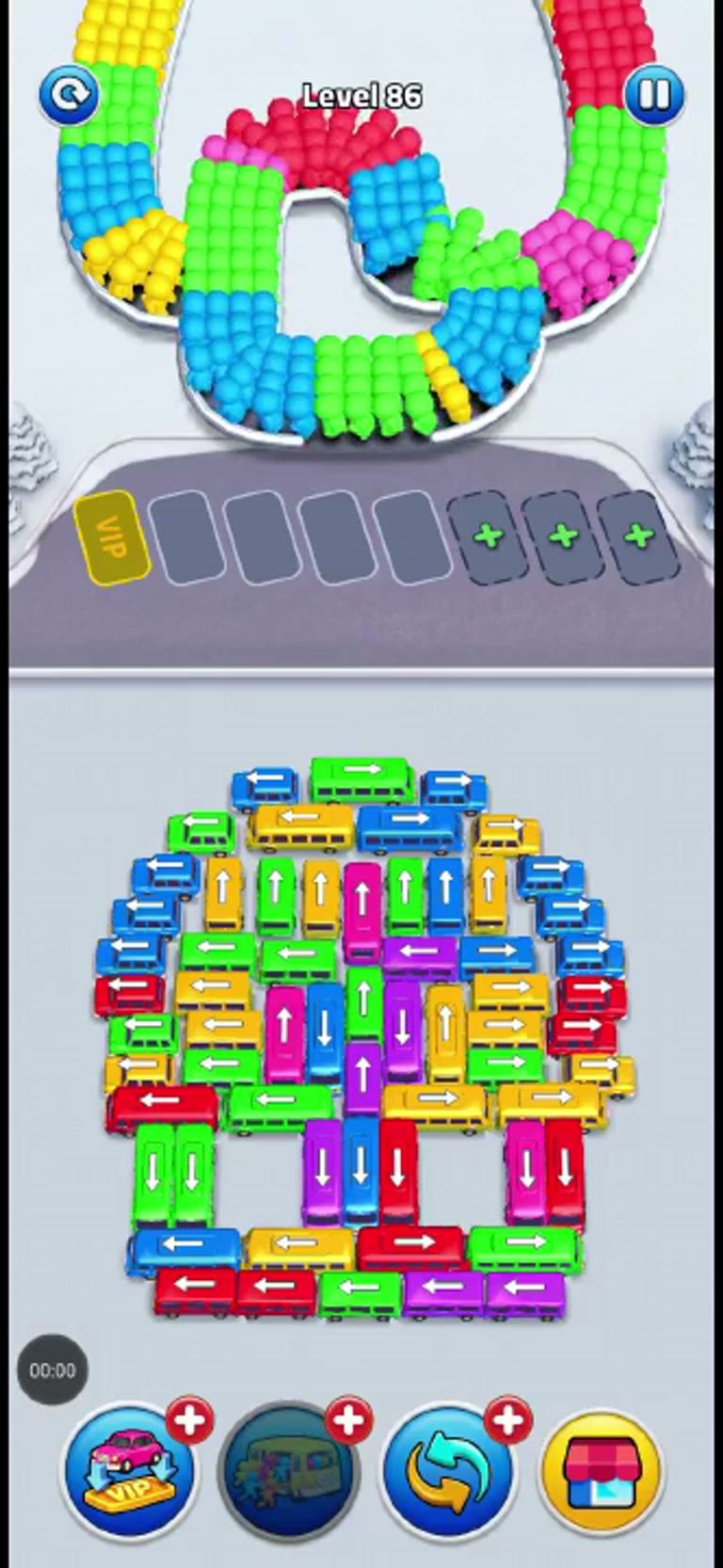 Bus Rush Fever Level 86 gameplay preview