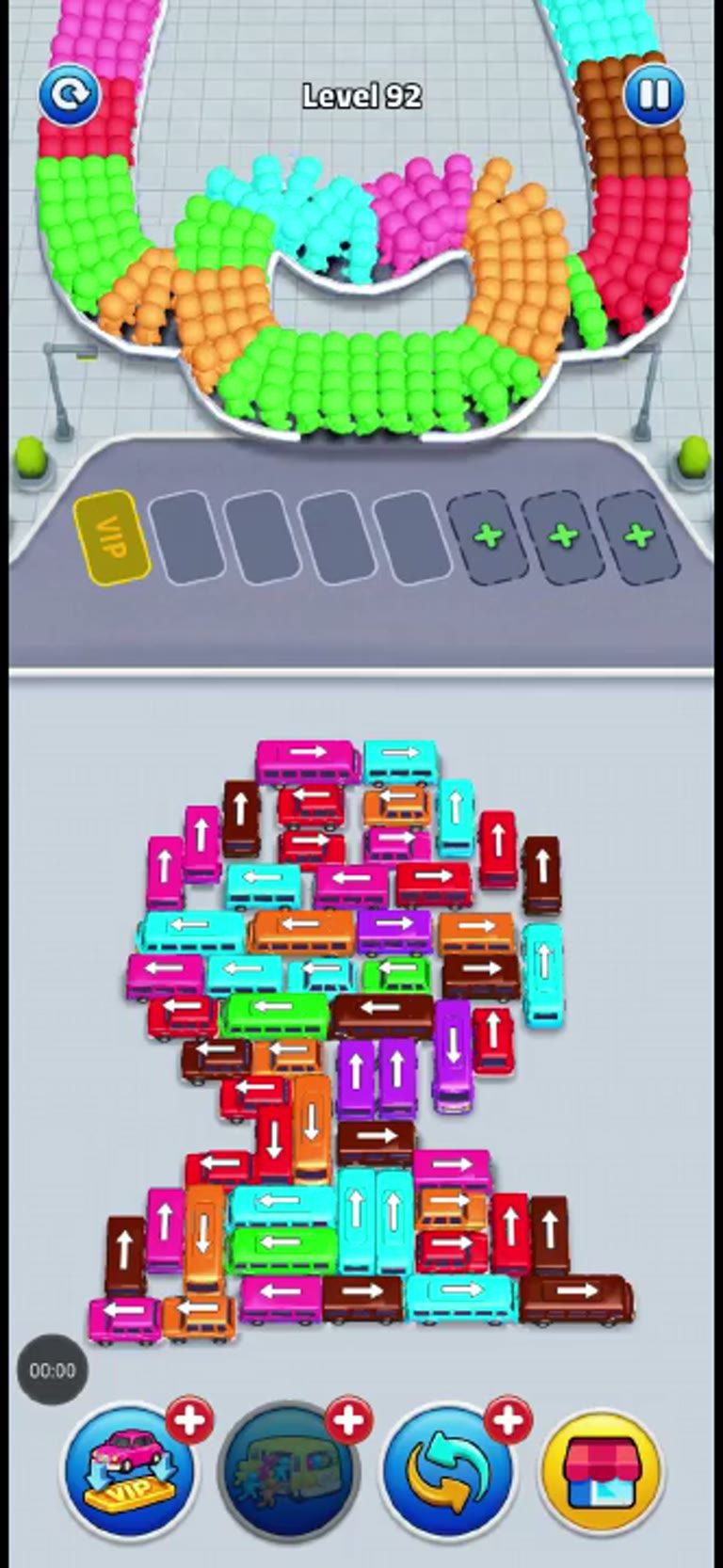 Bus Rush Fever Level 92 gameplay preview