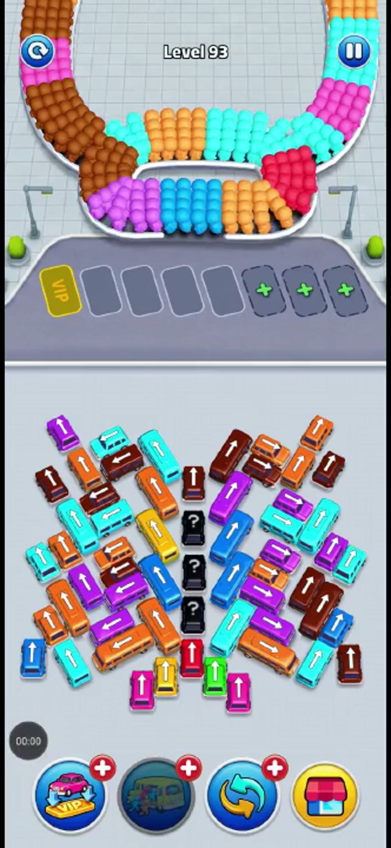 Bus Rush Fever Level 93 gameplay preview