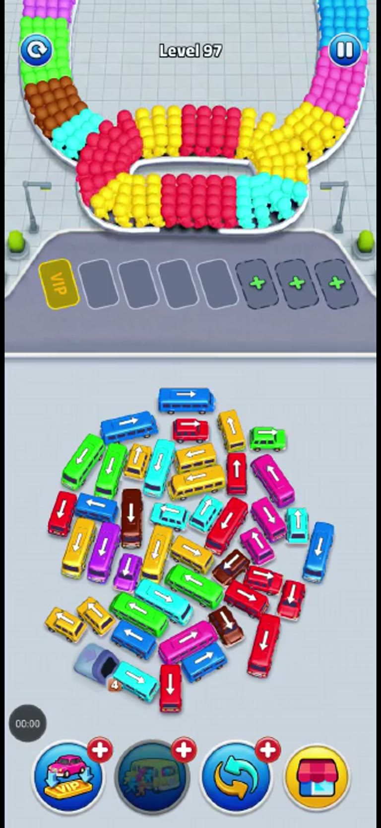 Bus Rush Fever Level 97 gameplay preview