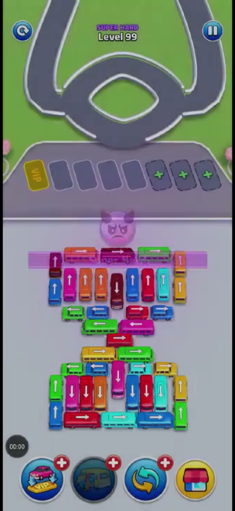 Bus Rush Fever Level 99 gameplay preview